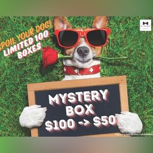 ❤️DOG MYSTERY BOX ❤️OVER $100 value for $50 (pick sizes needed )